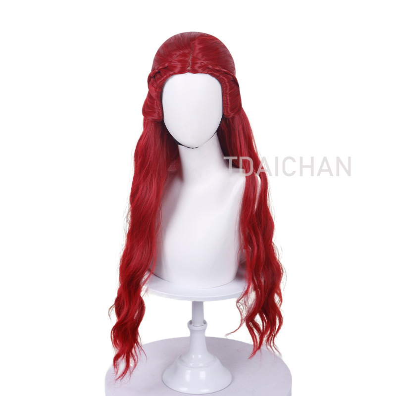 Peruka Cosplay Kręcona Czerwon – Anime Cosplay With Red Hair recenzja i cena