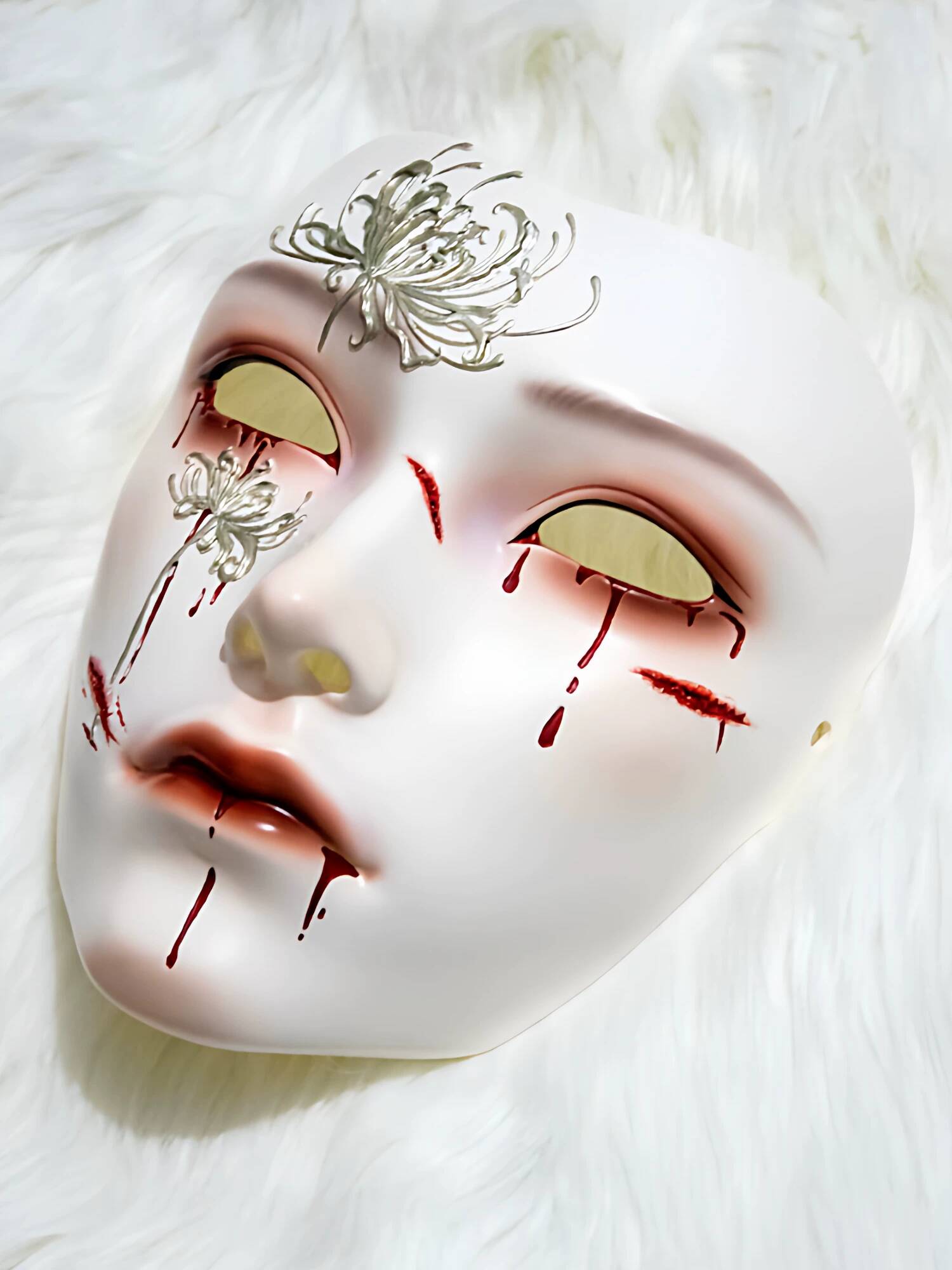 Maska w stylu starożytnym, art – Anime Cosplay Mask recenzja i cena