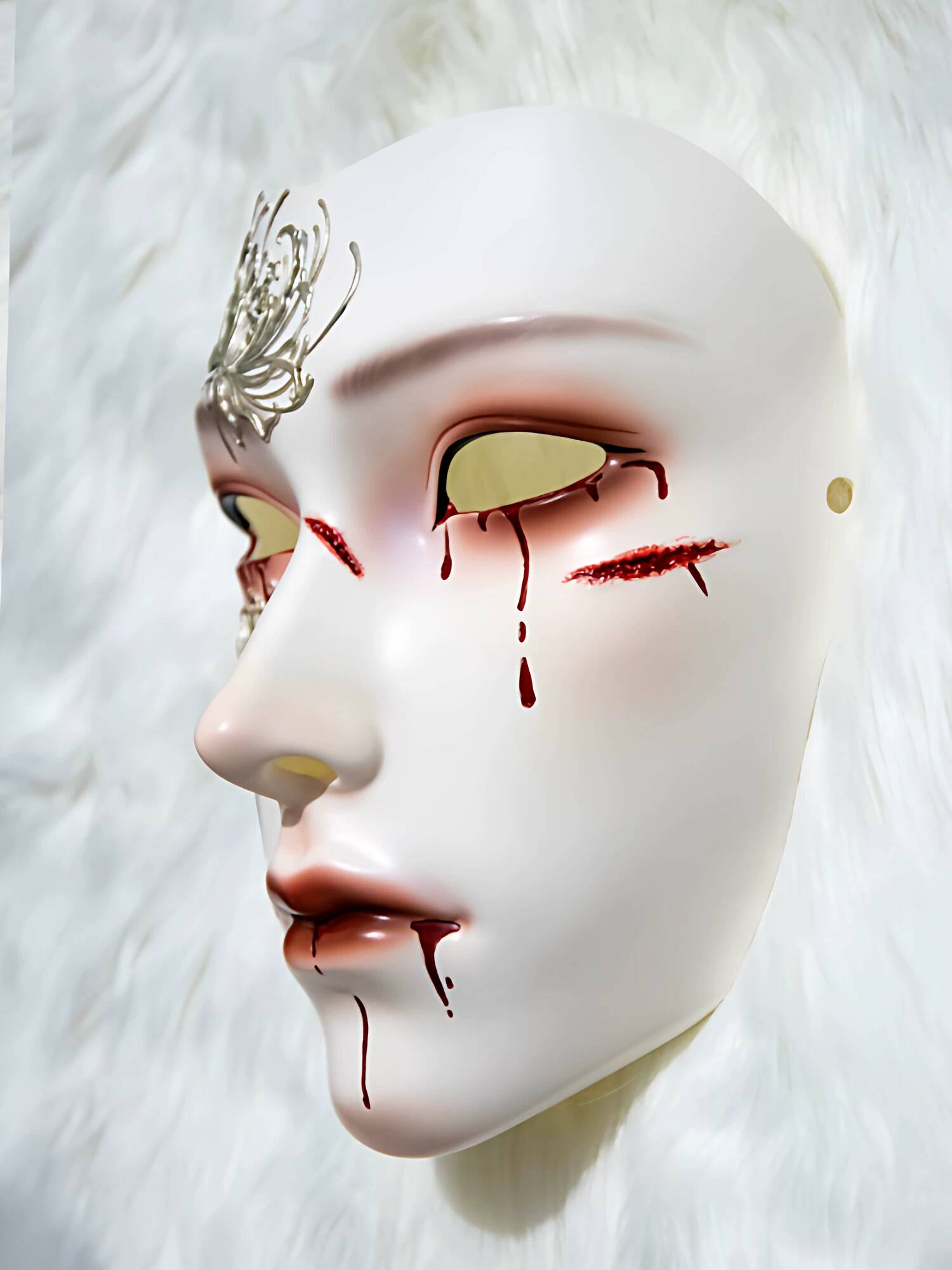 Maska w stylu starożytnym, art – Anime Cosplay Mask recenzja i cena