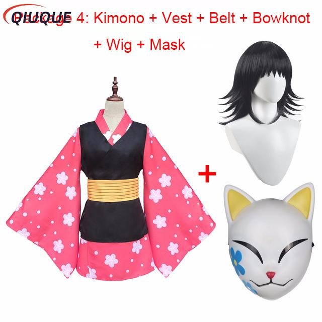 Kostium Makomo Cosplay Kimono  – Anime Cosplay Mask recenzja i cena