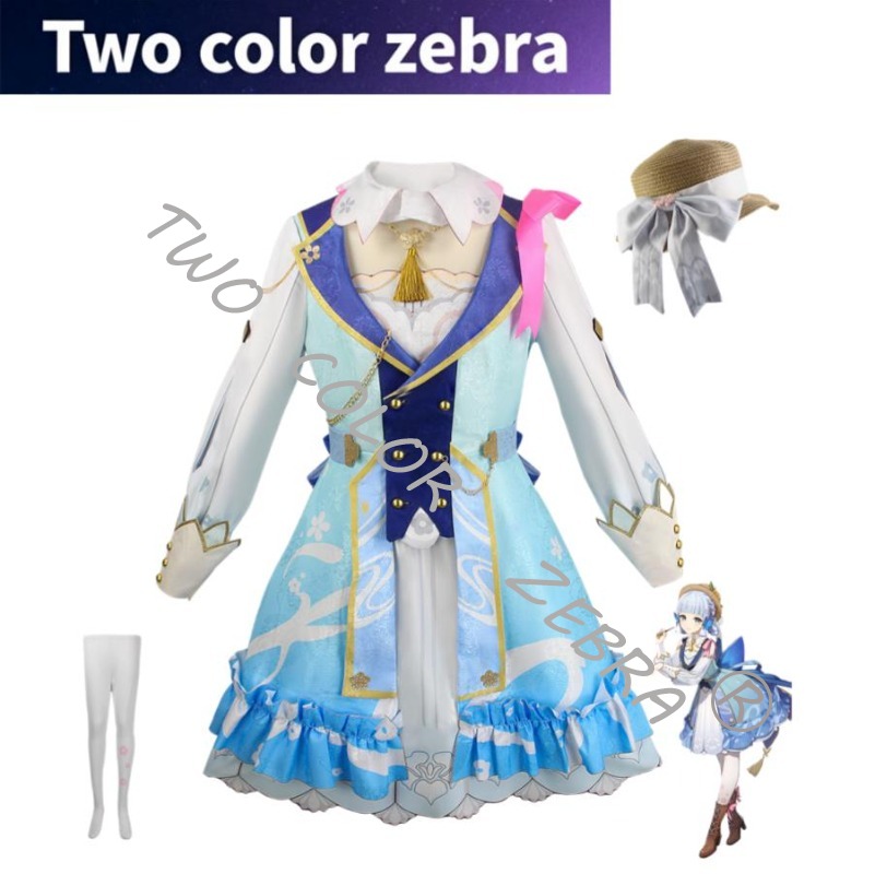 Kamisato Ayaka Cosplay Gra Gen – Anime Cosplay Kostüm recenzja i cena