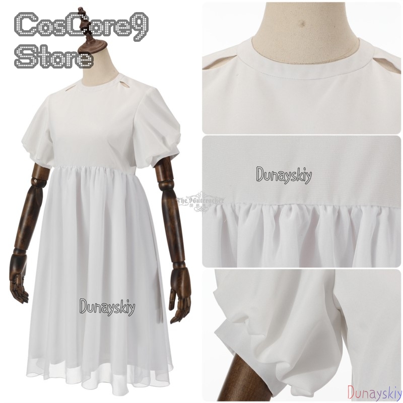 Strój Cosplay Sua, biała sukie – Anime Cosplay Kostüm recenzja i cena