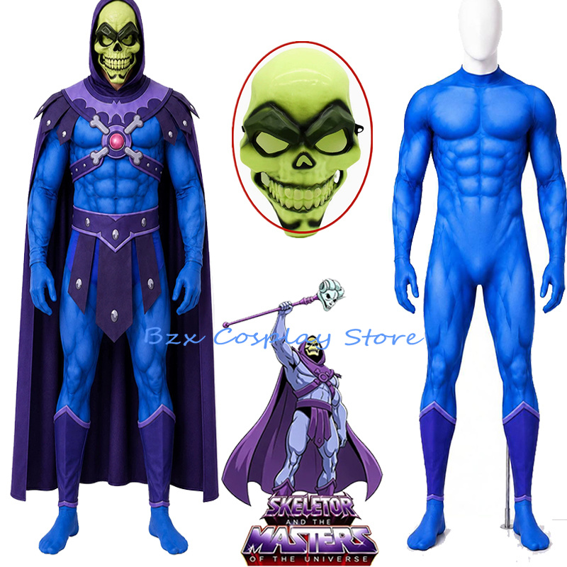 Kostium cosplay Króla Skeletor – Anime Cosplay Mask recenzja i cena