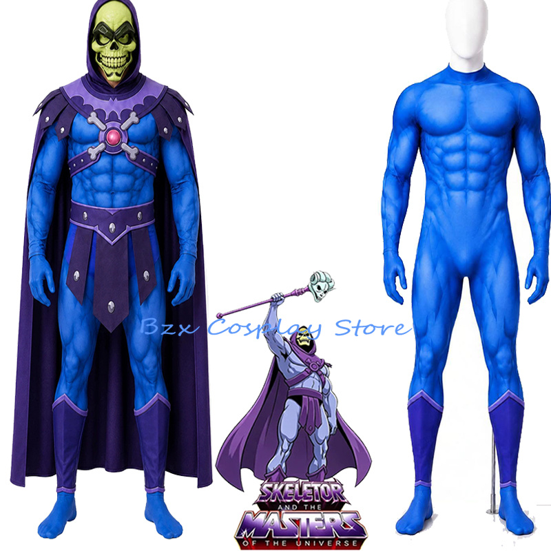 Kostium cosplay Króla Skeletor – Anime Cosplay Mask recenzja i cena