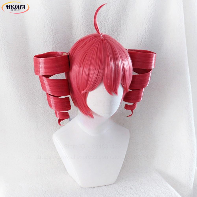Peruka do cosplayu Anime Kasan – Anime Cosplay With Red Hair recenzja i cena