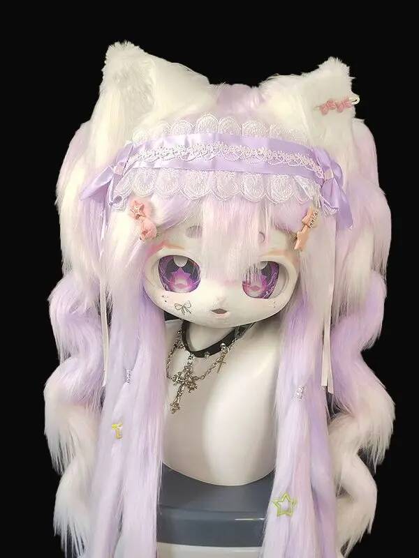 Ręcznie Robiona Głowa Kig Furs – Anime Cosplay Mask recenzja i cena